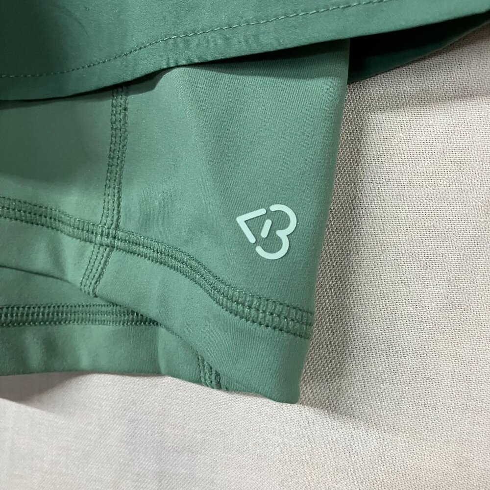 Blogilates Green Athletic Ruffle Shorts - Picture 6 of 13